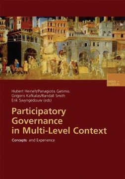 portada Participatory Governance in Multi-Level Context: Concepts and Experience