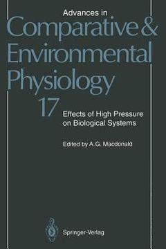 portada effects of high pressure on biological systems (in English)