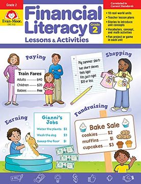 portada Financial Literacy Lessons and Activities, Grade 2 Teacher Resource (Financial Literacy Lessons & Activities) (en Inglés)