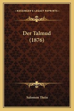 portada Der Talmud (1876) (en Alemán)