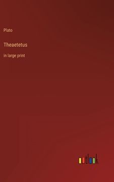 portada Theaetetus: in large print (en Inglés)