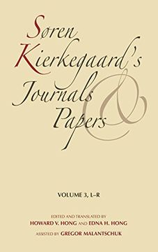 portada Søren Kierkegaard's Journals and Papers: Soren Kierkegaard's Journals and Papers, Vol. 3: L-r (en Inglés)