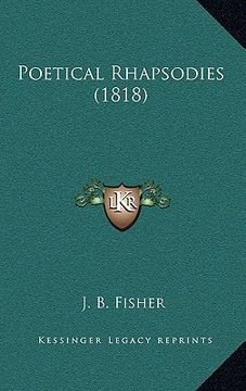portada poetical rhapsodies (1818) (en Inglés)