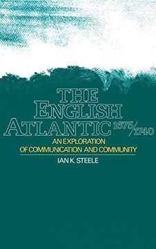 portada The English Atlantic, 1675-1740: An Exploration of Communication and Community (en Inglés)