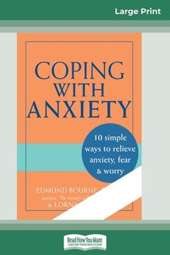 portada Coping with Anxiety (16pt Large Print Edition) (en Inglés)