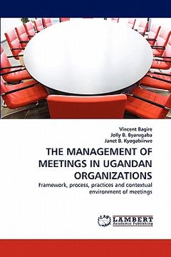 portada the management of meetings in ugandan organizations (en Inglés)
