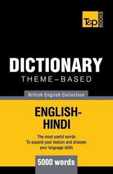 portada Theme-based dictionary British English-Hindi - 5000 words (en Inglés)