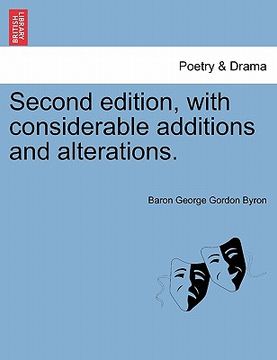 portada second edition, with considerable additions and alterations. (en Inglés)