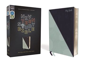portada Niv, Teen Study Bible, Leathersoft, Teal, Comfort Print (en Inglés)