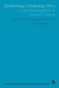 portada epistemology, archaeology, ethics (en Inglés)
