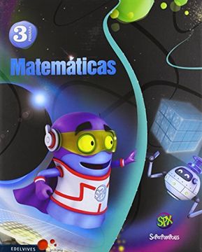 portada Matemáticas 3º Primaria + Comic (Superpixépolis)