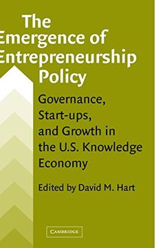 portada The Emergence of Entrepreneurship Policy Paperback (en Inglés)