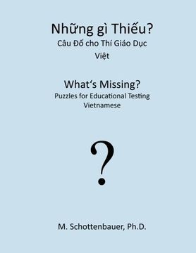 portada What's Missing?  Puzzles for Educational Testing: Vietnamese (Vietnamese Edition)