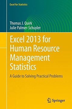 portada Excel 2013 for Human Resource Management Statistics: A Guide to Solving Practical Problems (en Inglés)