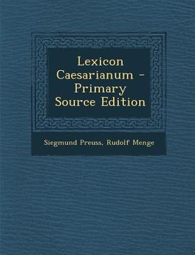 portada Lexicon Caesarianum (en Latin)