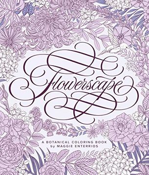 portada Flowerscape: A Botanical Coloring Book (in English)