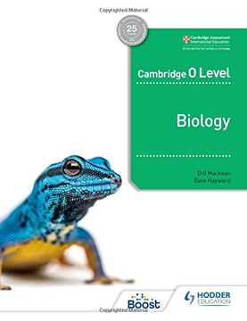 portada Cambridge O Level Biology: Hodder Education Group (en Inglés)