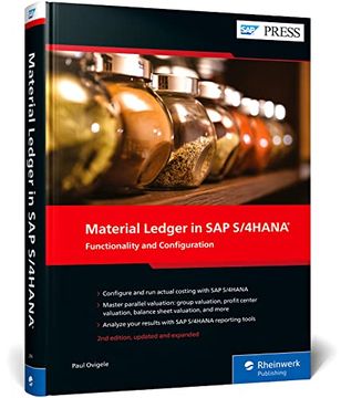 portada Material Ledger in SAP S/4hana: Functionality and Configuration (en Inglés)