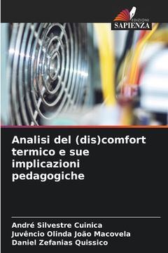 portada Analisi del (dis)comfort termico e sue implicazioni pedagogiche (in Italian)