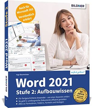 portada Word 2021 - Stufe 2: Aufbauwissen (en Alemán)
