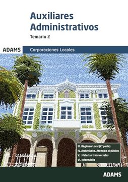 portada Temario 2 Auxiliares Administrativos de Corporaciones Locales (in Spanish)