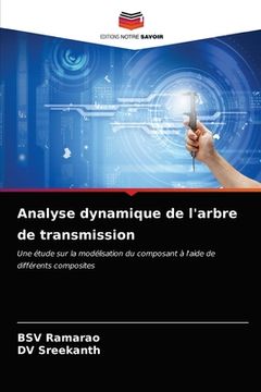 portada Analyse dynamique de l'arbre de transmission (en Francés)