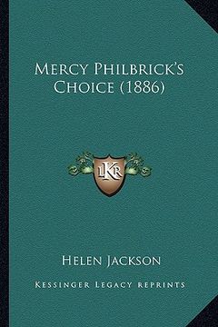 portada mercy philbrick's choice (1886)
