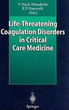 portada life-threatening coagulation disorders in critical care medicine (en Inglés)