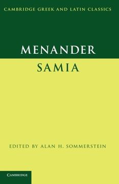 portada Menander: Samia (The Woman from Samos) (Cambridge Greek and Latin Classics) (en Inglés)