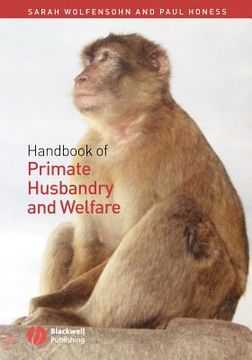 portada handbook of primate husbandry and welfare (in English)