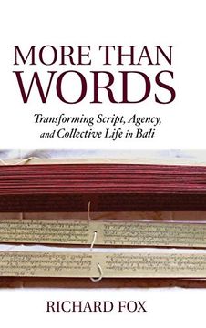 portada More Than Words: Transforming Script, Agency, and Collective Life in Bali (en Inglés)