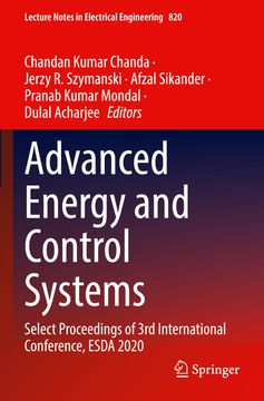 portada Advanced Energy and Control Systems: Select Proceedings of 3rd International Conference, Esda 2020 