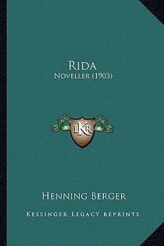 portada rida: noveller (1903) (in English)