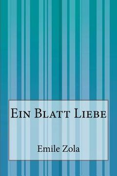 portada Ein Blatt Liebe (in German)