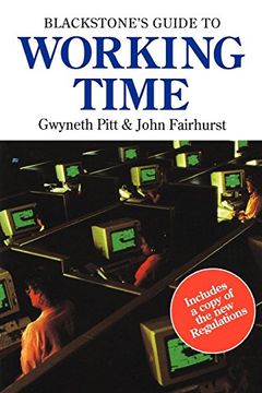 portada Blackstone's Guide to Working Time (Blackstone's Guide s. ) (en Inglés)