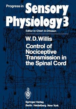 portada control of nociceptive transmission in the spinal cord (en Inglés)
