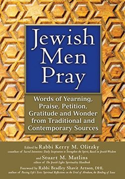 portada jewish men pray: words of yearning, praise, petition, gratitude and wonder from traditional and contemporary sources (in English)