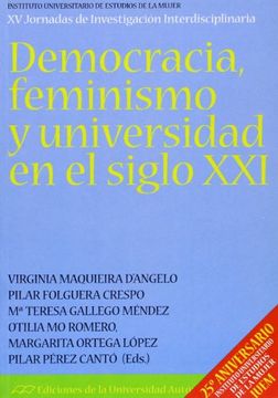 portada Democracia, Feminismo y Universidad en el S. Xxi (Iuem)