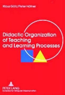 portada Didactic Organization of Teaching and Learning Processes; A Textbook for Schools and Adult Education (in English)