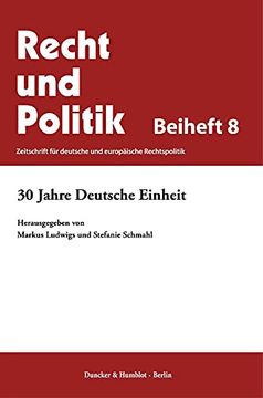 portada 30 Jahre Deutsche Einheit (en Alemán)