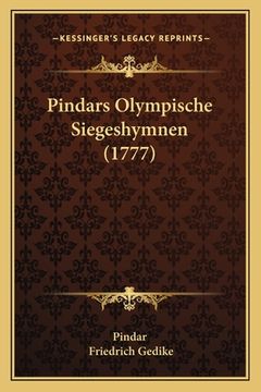 portada Pindars Olympische Siegeshymnen (1777) (in German)