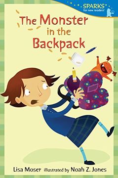 portada The Monster in the Backpack (Candlewick Sparks) (en Inglés)