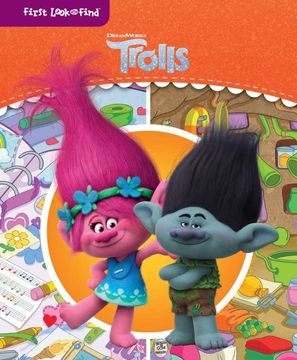 portada Dreamworks Trolls: First Look and Find (in English)