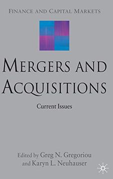 portada Mergers and Acquisitions: Current Issues (Finance and Capital Markets Series) (en Inglés)