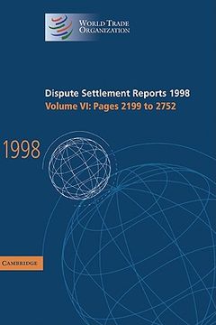 portada dispute settlement reports 1998: volume 6, pages 2199-2752 (en Inglés)