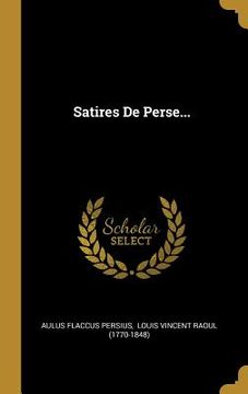 portada Satires De Perse... (in French)