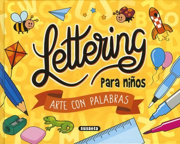 portada Lettering Para Niños. Arte con Palabras (in Spanish)