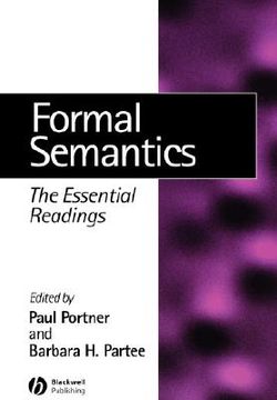 portada formal semantics (en Inglés)