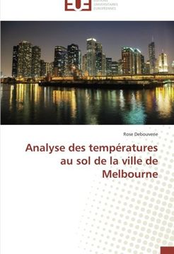 portada Analyse Des Temperatures Au Sol de La Ville de Melbourne