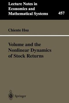portada volume and the nonlinear dynamics of stock returns (en Inglés)